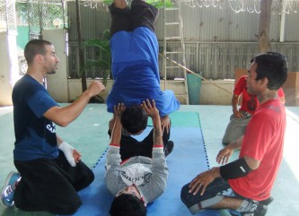 Nabil working with Slick, Fresh and Kha Nabil working with Slick, Fresh and Kha